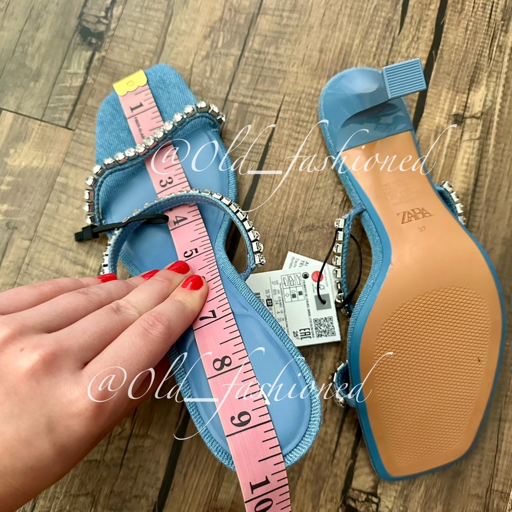 ZARA Denim Sandals - Picture 10 of 11
